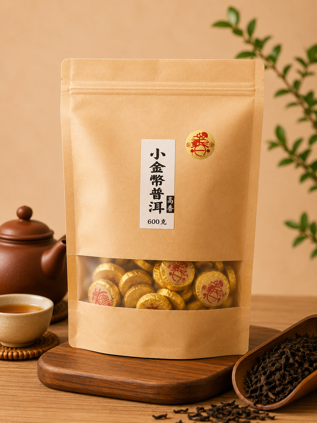 小金幣普洱(普洱熟茶)