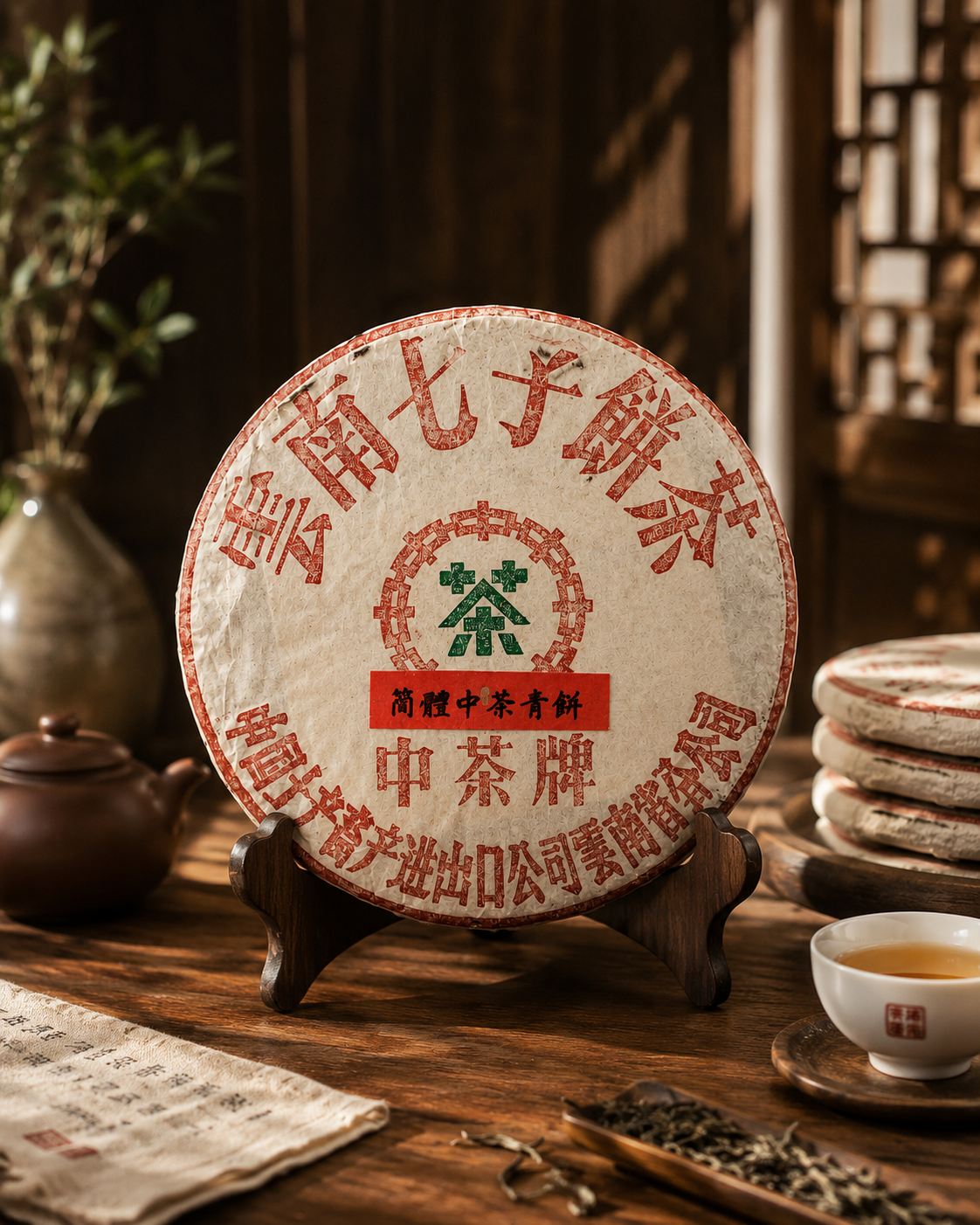 簡體中茶青餅(1998年)