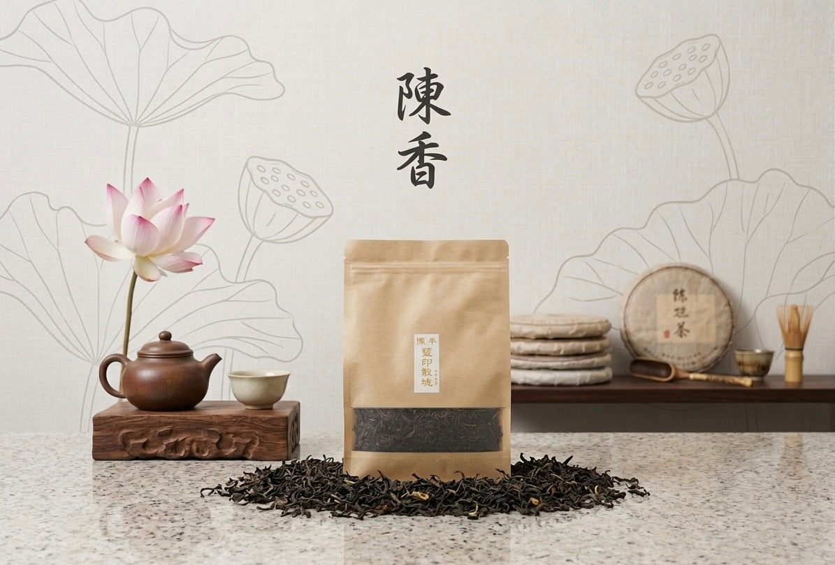 藍印散塊（普洱熟茶）